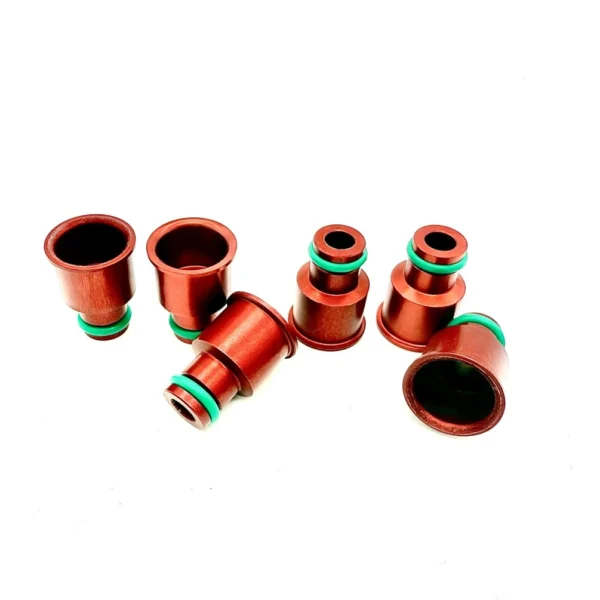 11mm top adaptor for fuel injectors Red