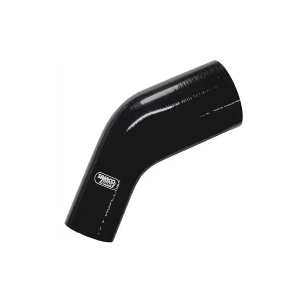 Samco Sport Reducer 45 Degree Elbow 60-55mm, Black