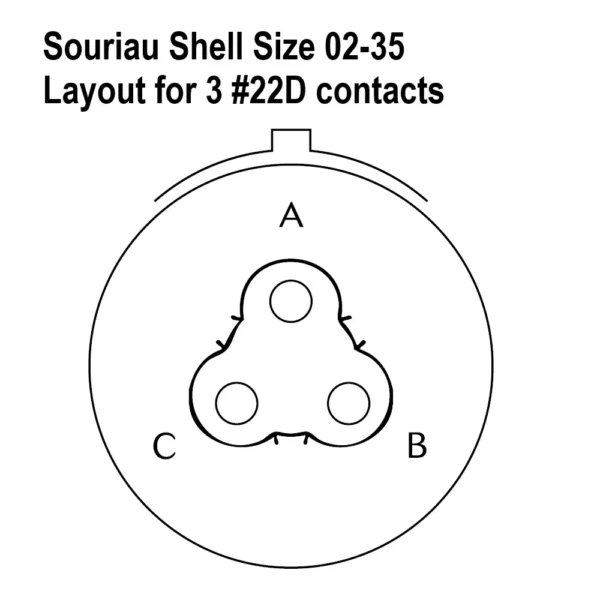 Souriau 8STA0-02-35SB Connector
